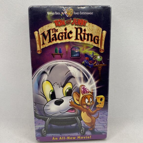 Tom and Jerry The Magic Ring (VHS, 2002, Slip Sleeve) Warner Bros. - Picture 1 of 11